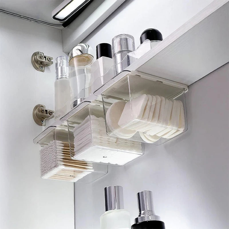 Transparent Bathroom Storage Drawer