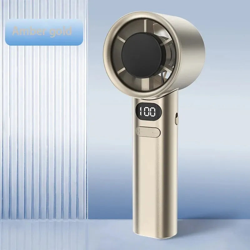 π Portable Bladeless Hand Fan β 120 Wind Speeds