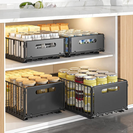 Pull-Out Cabinet Storage Organizer