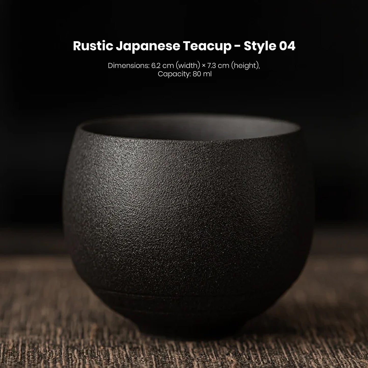 Rustic Japanese Teacup – 80ml