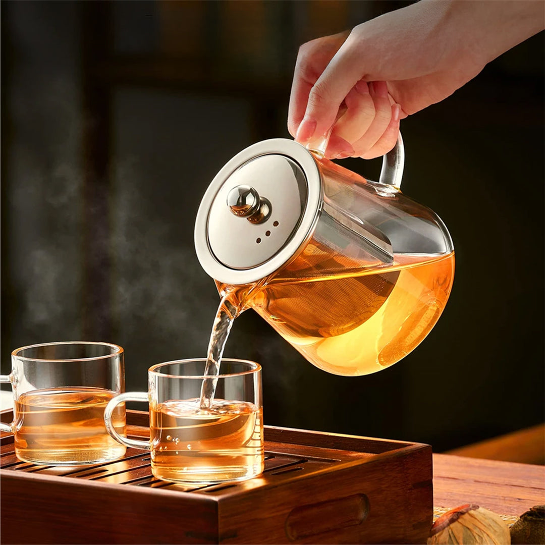 Premium Borosilicate Glass Teapot