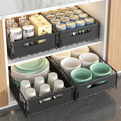 Pull-Out Cabinet Storage Organizer
