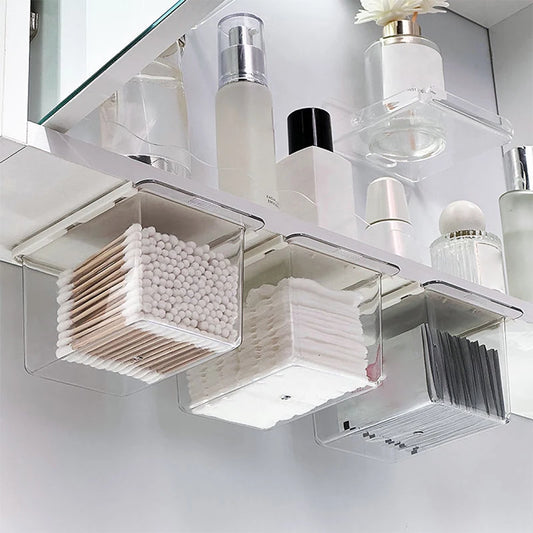 Transparent Bathroom Storage Drawer