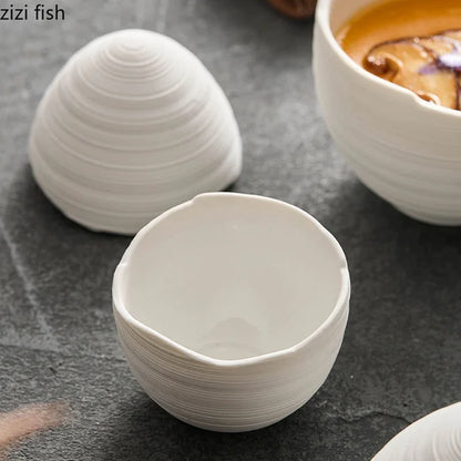 White Ceramic Bowl – Thick Dessert & Soup Bowl