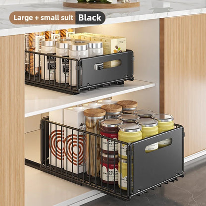 Pull-Out Cabinet Storage Organizer