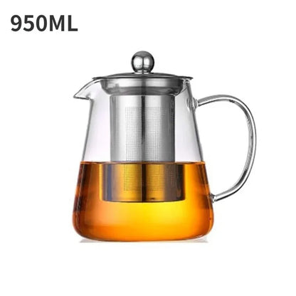 Premium Borosilicate Glass Teapot
