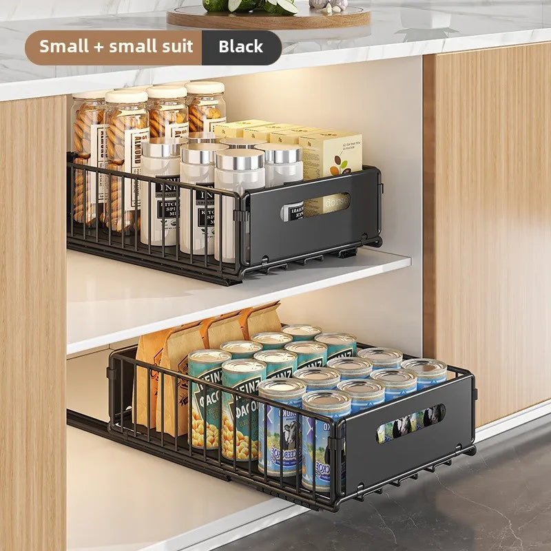 Pull-Out Cabinet Storage Organizer