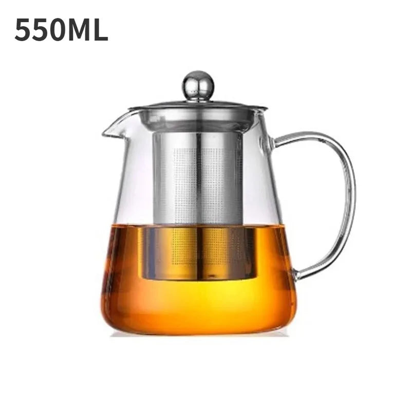 Premium Borosilicate Glass Teapot