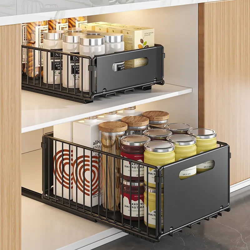 Pull-Out Cabinet Storage Organizer