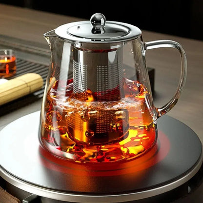 Premium Borosilicate Glass Teapot
