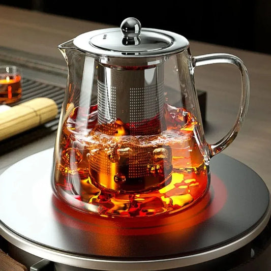 Premium Borosilicate Glass Teapot