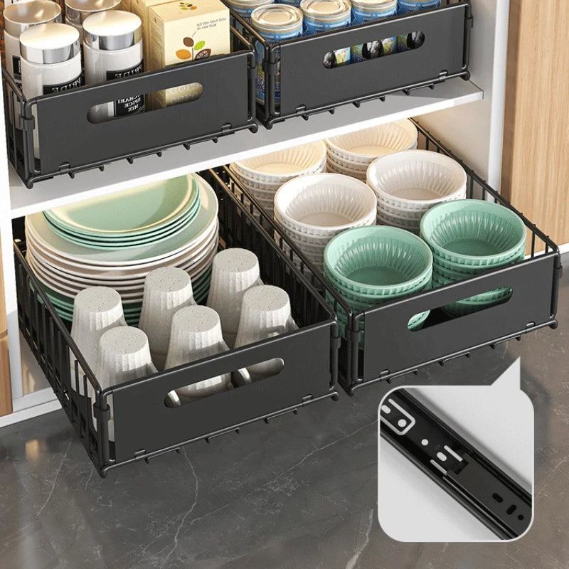 Pull-Out Cabinet Storage Organizer