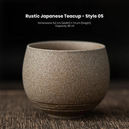 Rustic Japanese Teacup – 80ml